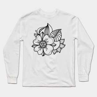 Cute flower Design Long Sleeve T-Shirt